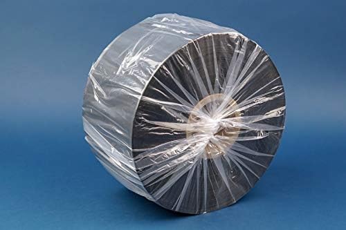 Schlauchfolie 100 my LDPE schwarz auf Rolle, 250m Lauflänge, lebensmittelechte Beutelfolie, blickdic