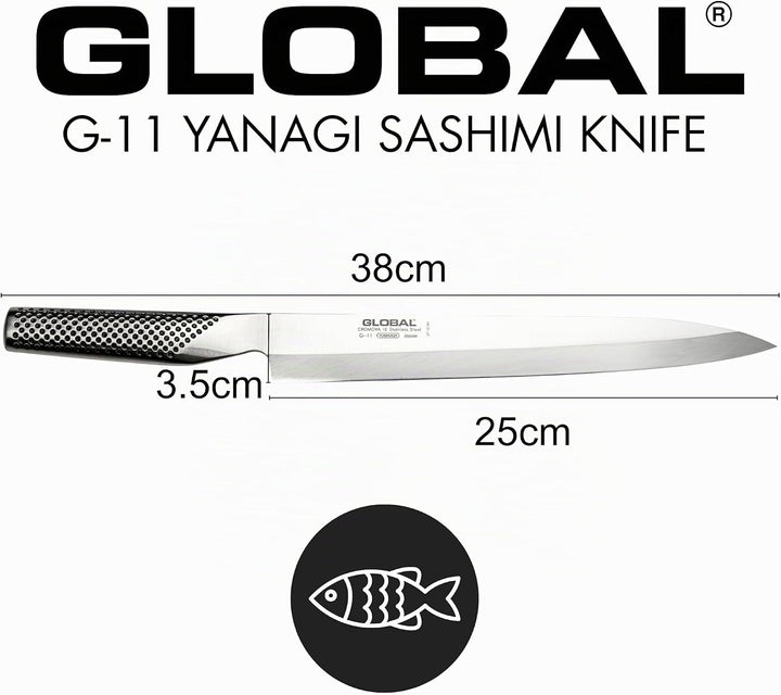G-11 Global Fischmesser 25 cm