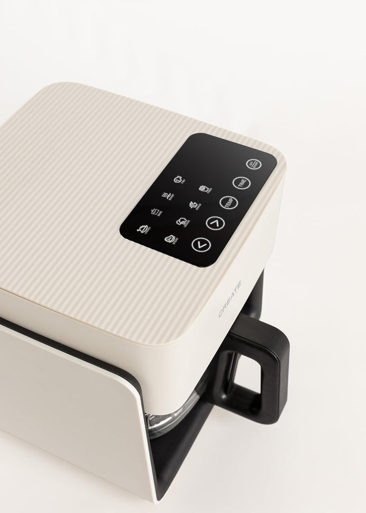 CREATE/AIR FRYER MIST/Ölfreie Heissluftfritteuse 4.2 L ohne Wasserdampfgarer Cremeweiss/Fassungsverm