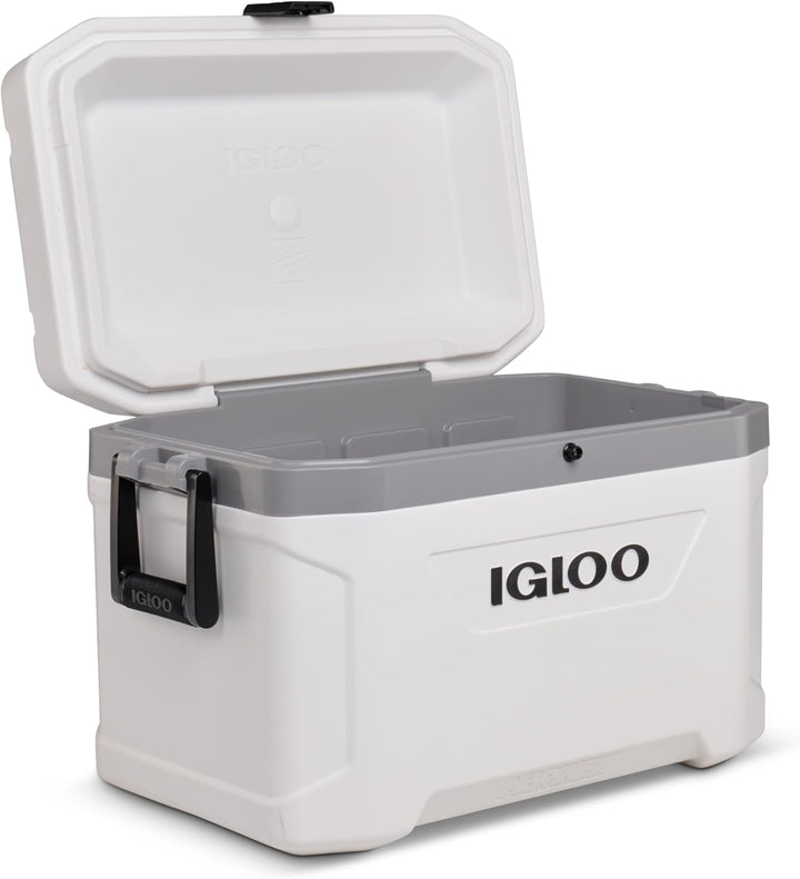 Igloo Marine Ultra 66L – Kühlbox mit THERMECOOL Isolierung – Cool Riser Technologie – Platz für 2-Li