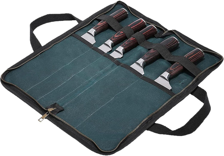 Kochmesser Rolltasche 5 Slots, Messertasche für Köche, Küchenwerkzeugtasche für Küchenmesserset, was