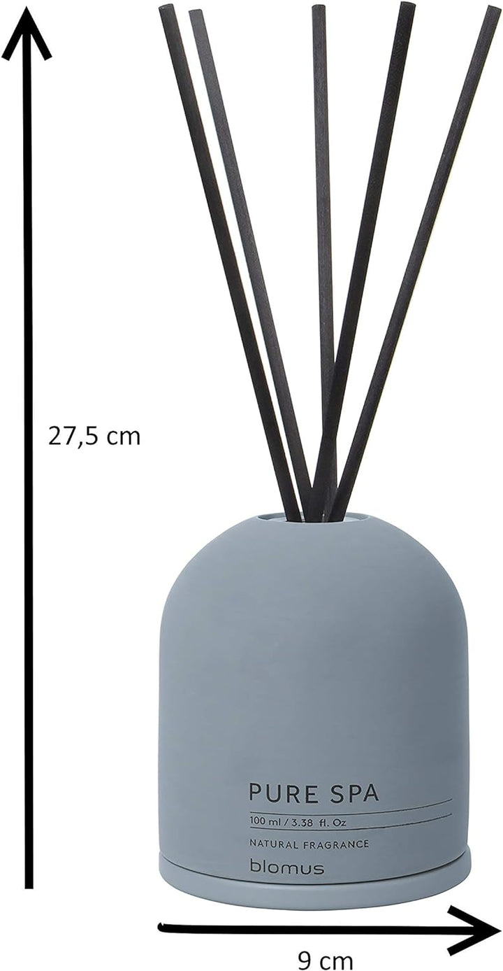 blomus -FRAGA- Raumduft-Set Flint Stone hochwertiger Raumduft, trendige Beton-Optik, natürlicher Duf