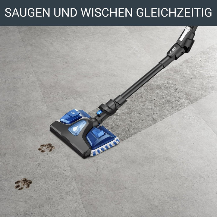 Rowenta X-Force Flex 9.60 Allergy Aqua kabelloser Akku-Stabstaubsauger, 100 Air Watt, herausnehmbare