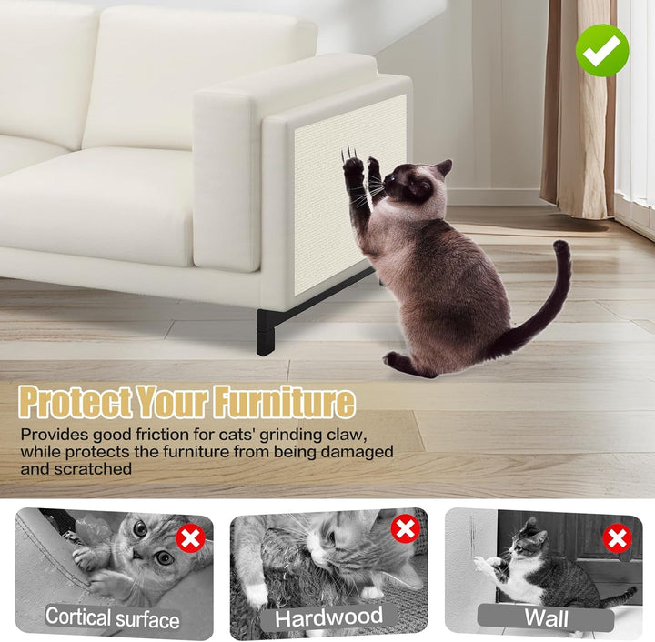 Kratzteppich selbstklebend Kratzmatte Katze Sofa Kratzbretter Katze Wand Kratzbrett Katzen Katzenwan
