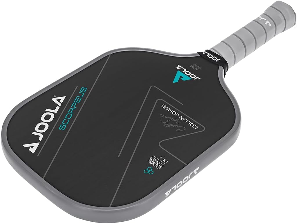 JOOLA Pickleball Schläger Scorpeus Hochwertiger Profi Paddel aus Carbon-USAPA Zertifiziert 40 x 20 c