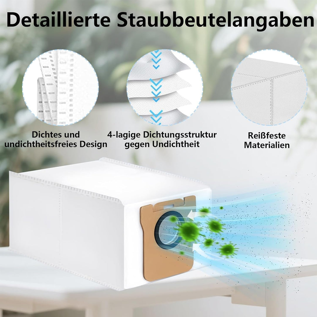 Homruich 23 Stück Zubehör für Xiaomi X20 Max / X20 Pro Staubsauger Ersatzteil, 1 Hauptbürste, 4 Filt