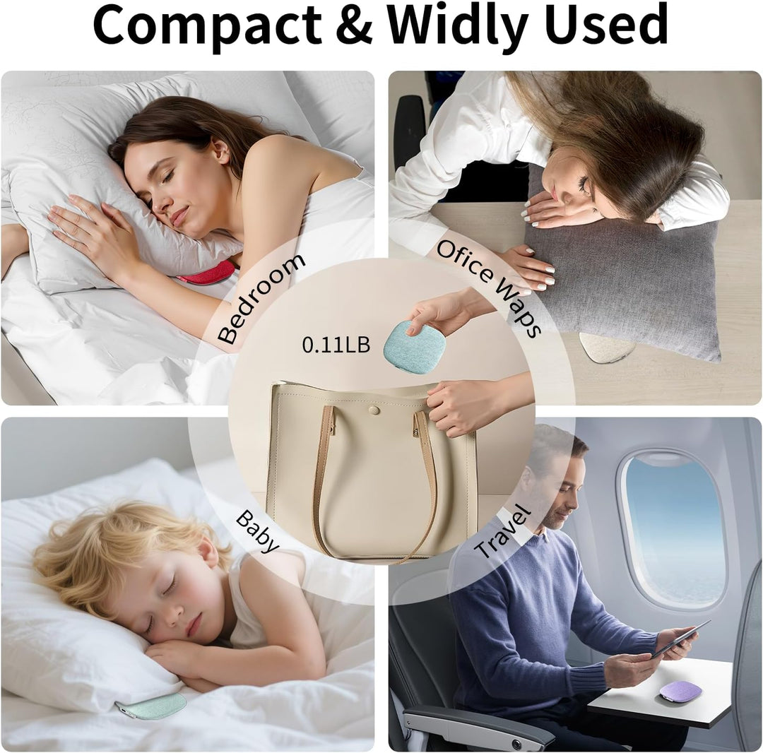 Sleep Pillow Speaker for Sleeping Bluetooth Pillow Speakers with White Noise Machine Timer,Under Pil