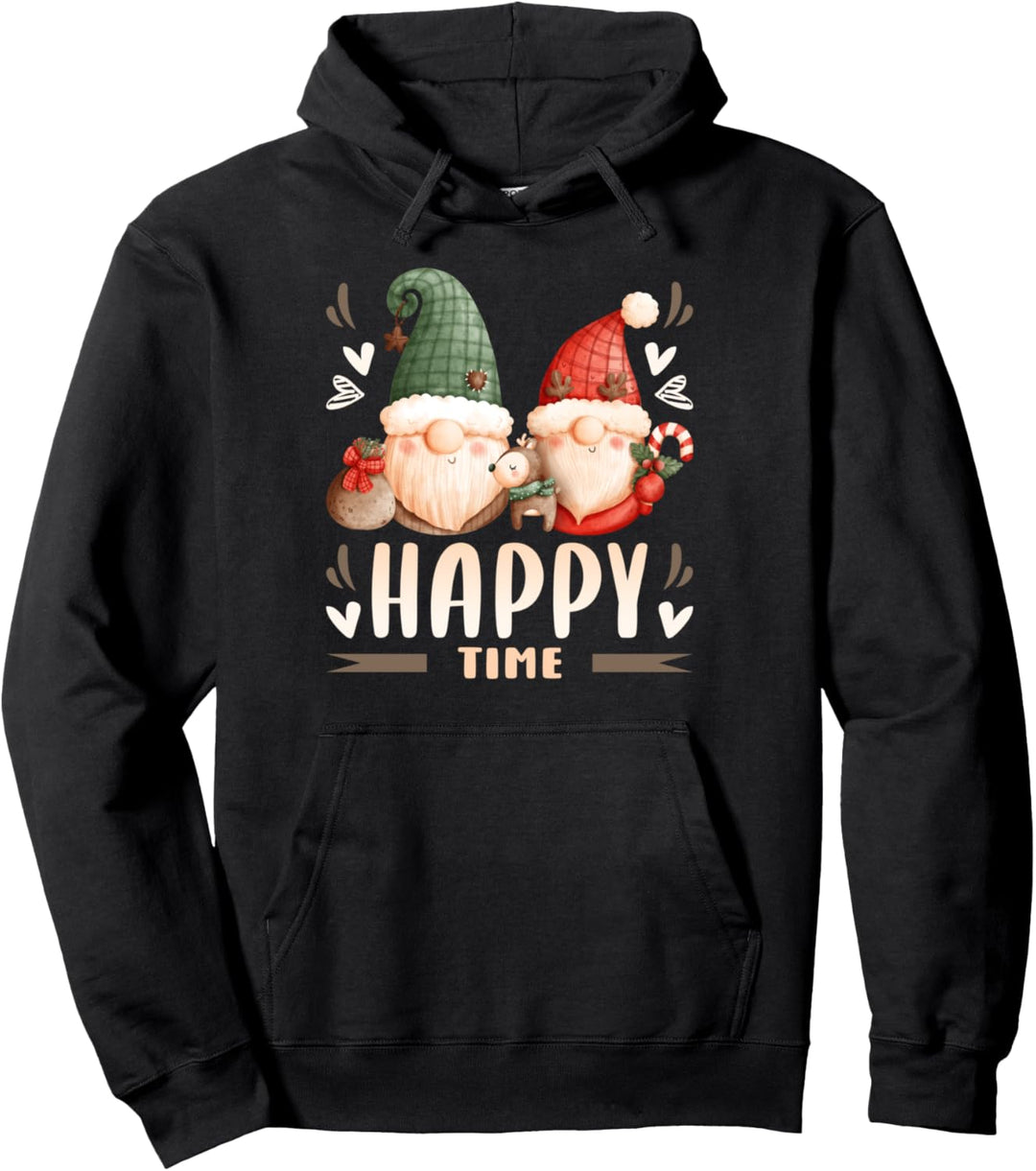 Weihnachtsmann Wichtel, Happy Christmas Time Pullover Hoodie