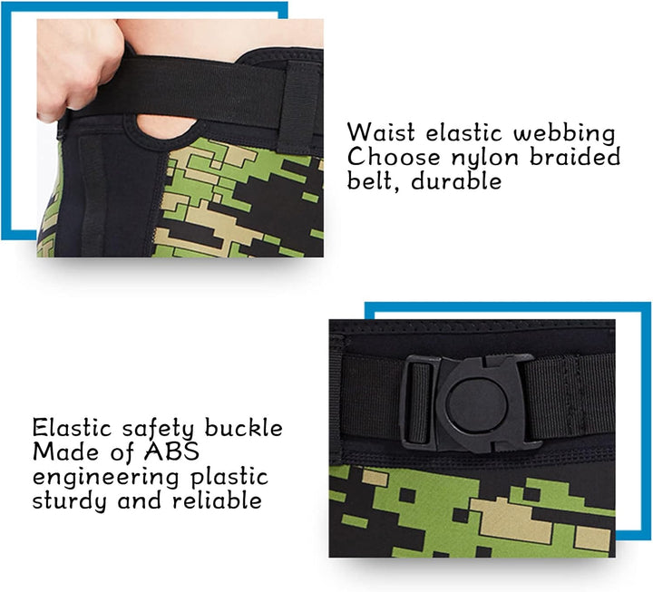 Pasamer Neopren-Shorts für Herren Stretch-Tauchshorts für Herren zum Surfen, M