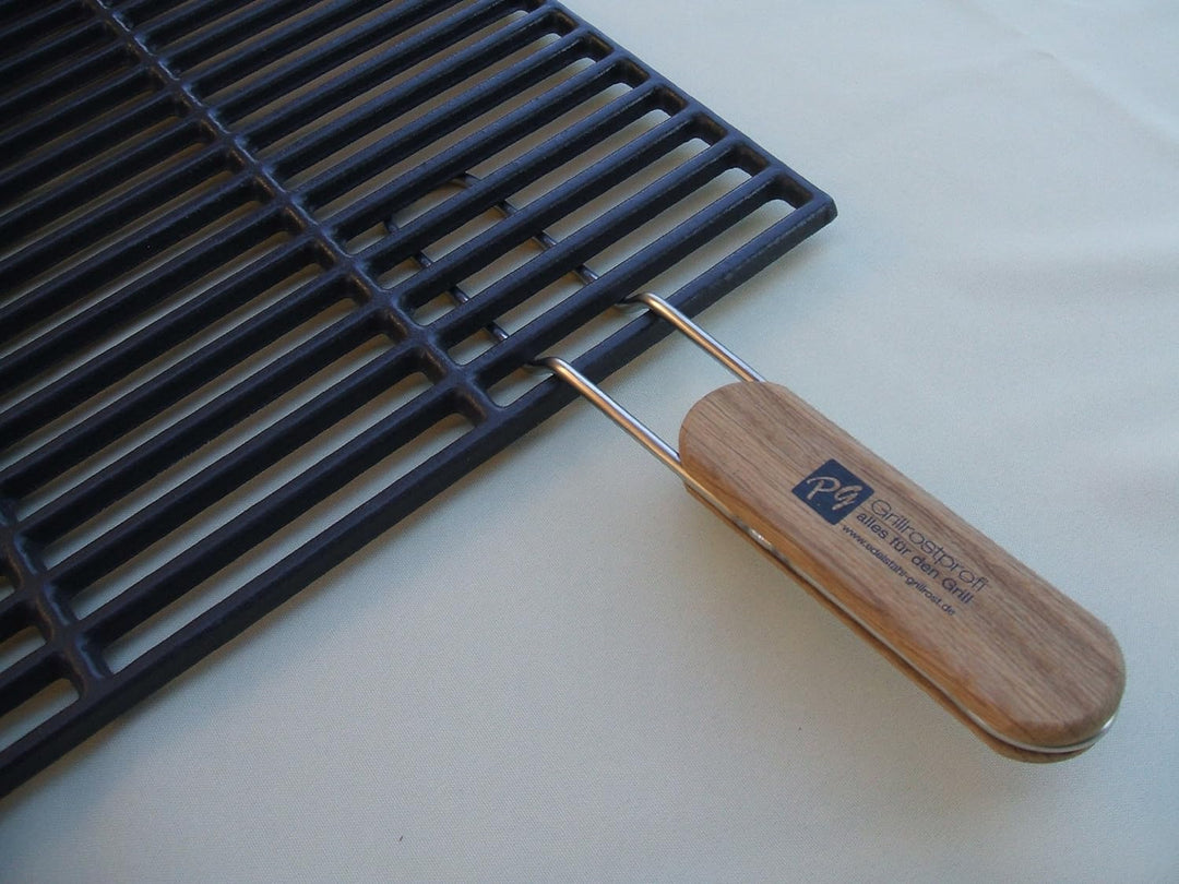 Grillrostprofi Gusseisen-Grillrost 54 x 34 cm mit abnehmbaren Handgriffen