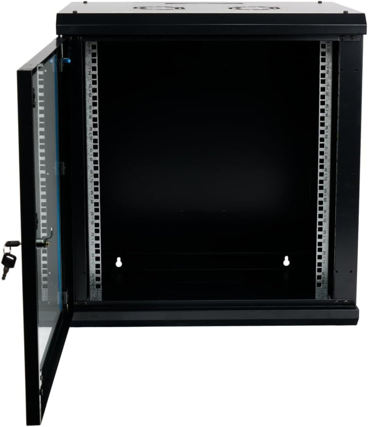 Koscom Connect Netzwerkschrank 12 HE I Serverschrank 19 Zoll I Wandmontage 600 x 450 x 636 mm I voll
