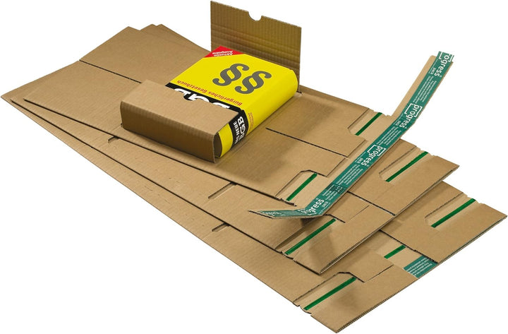 progressPACK Universal-Versandverpackung Premium PP B03.08 aus doppelter Wellpappe, 320 x 320 x bis