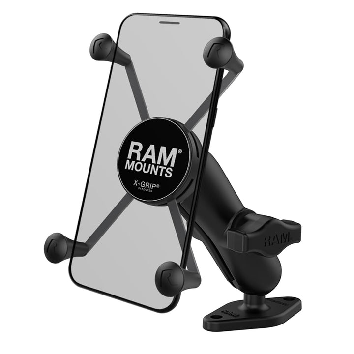 RAM MOUNTS RAM-B-102-UN10U Halterung für Navigationssysteme Fahrrad/Maschine Passiv Halterung Schwar