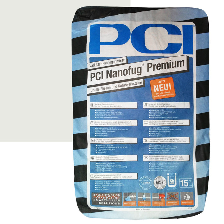 PCI Nanofug Premium 15kg Flexfugenm”rtel Nr. 16 Silbergrau, Silbergrau