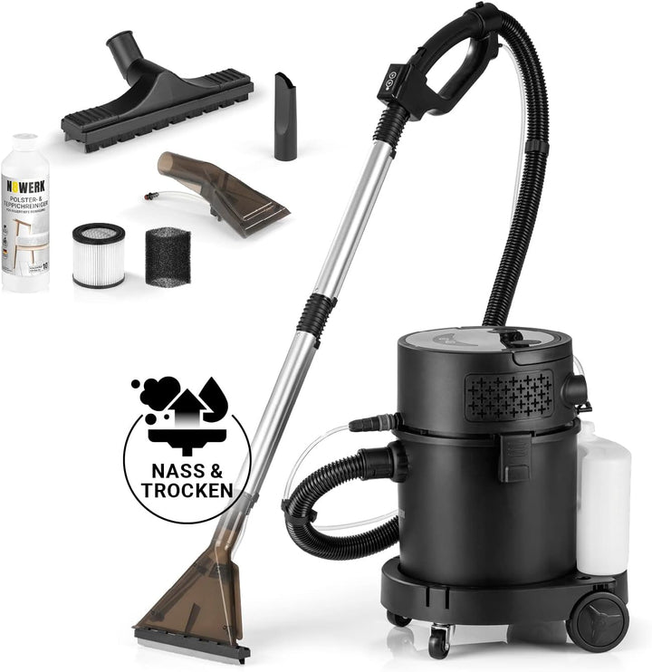 Sprüh- und Waschsauger für hygienische Sauberkeit bis in die Fasertiefe | Entfernt hartnäckige Fleck