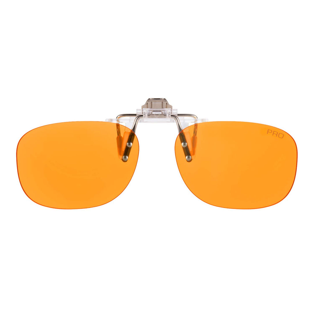 PRiSMA - 99% Blaulichtfilter Brillenaufstecker Clip-ON PRO99 - Damen und Herren - für Arbeit PC und