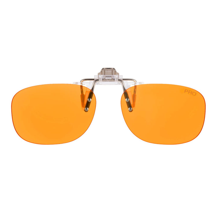 PRiSMA - 99% Blaulichtfilter Brillenaufstecker Clip-ON PRO99 - Damen und Herren - für Arbeit PC und