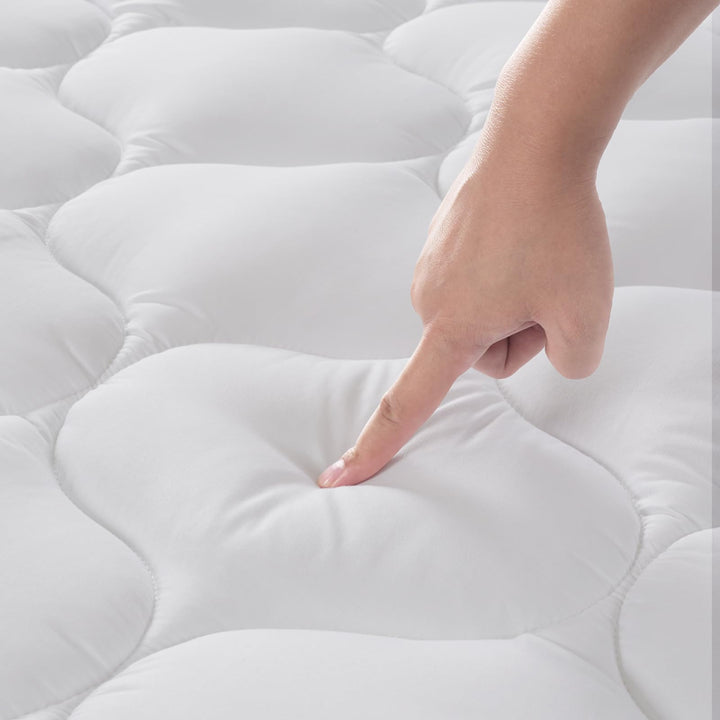 DUANDUAN Matratzen Topper 90x200cm,weicher Topper, Matratzenauflage mit tiefen Taschen,Maschinenwasc