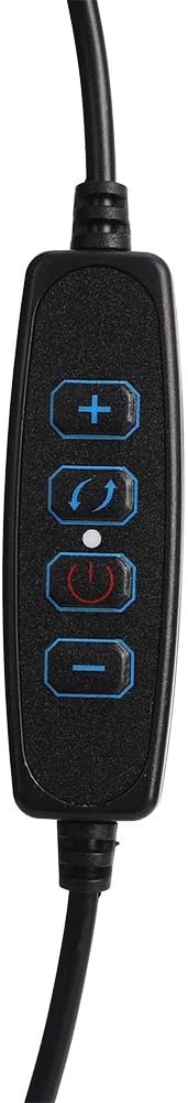 10 Zoll Dimmbares LED Ringlicht, 3 Farben Lichtmodus Ringleuchte Licht Set Kommt mit Zwei Telefoncli