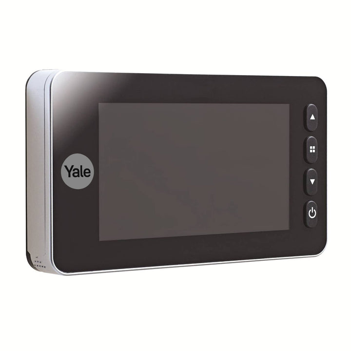 Yale Digitaler Türspion Auto Imaging- 5800 - Silber - Erfasst Bilder/Videos - integrierte Türklingel