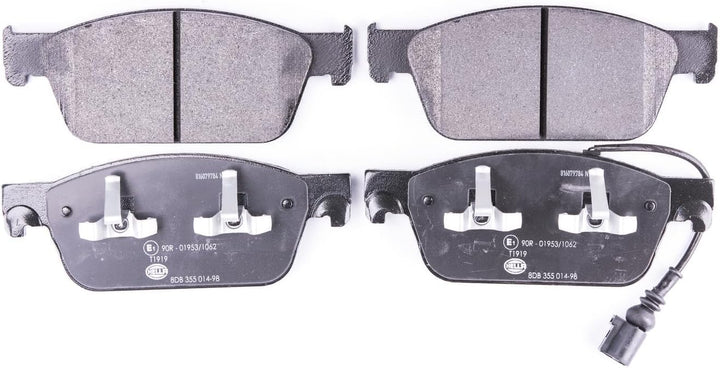 HELLA PAGID 8DB 355 014-981 Bremsbelagsatz - T1919 - Dicke/Stärke: 18.1mm - Bremssystem: Teves - mit