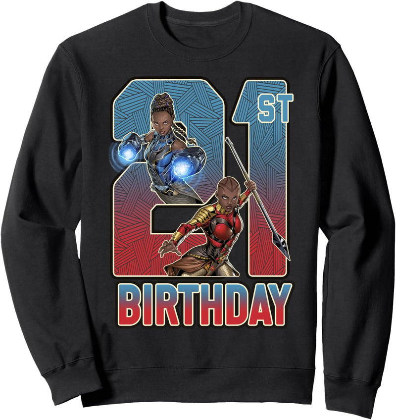 Marvel Black Panther Shuri & Okoye 21st Birthday Sweatshirt