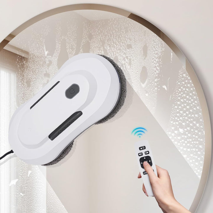 Fensterreiniger Fensterputzer Window Cleaner für Fensterreinigung mit Fernbedienung 2800 Pa Saugkraf