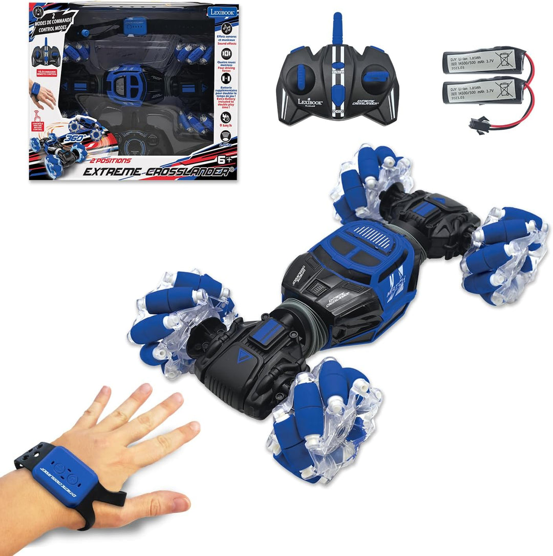 Lexibook Extreme Crosslander Leuchtendes geländegängiges funkgesteuertes Auto, Armband-Fernbedienung