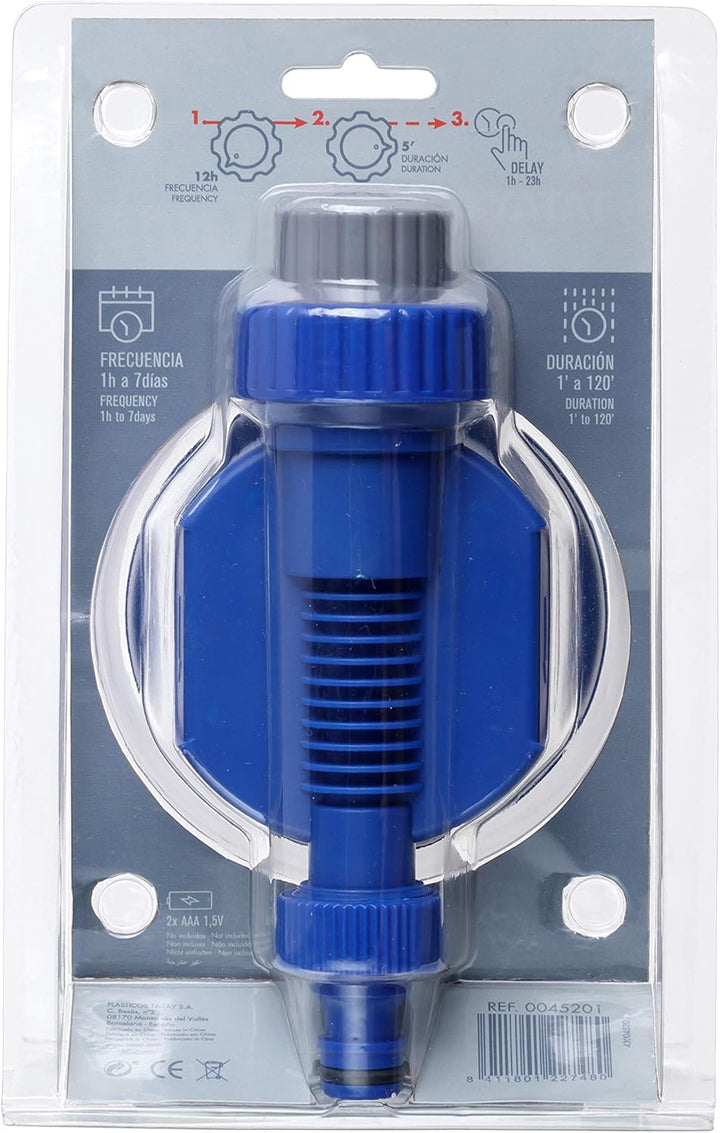 TATAY Analoger Bewässerungscomputer | Frequenz 1–72 Std. & Dauer bis 120 Min. | UV-beständig | Direk