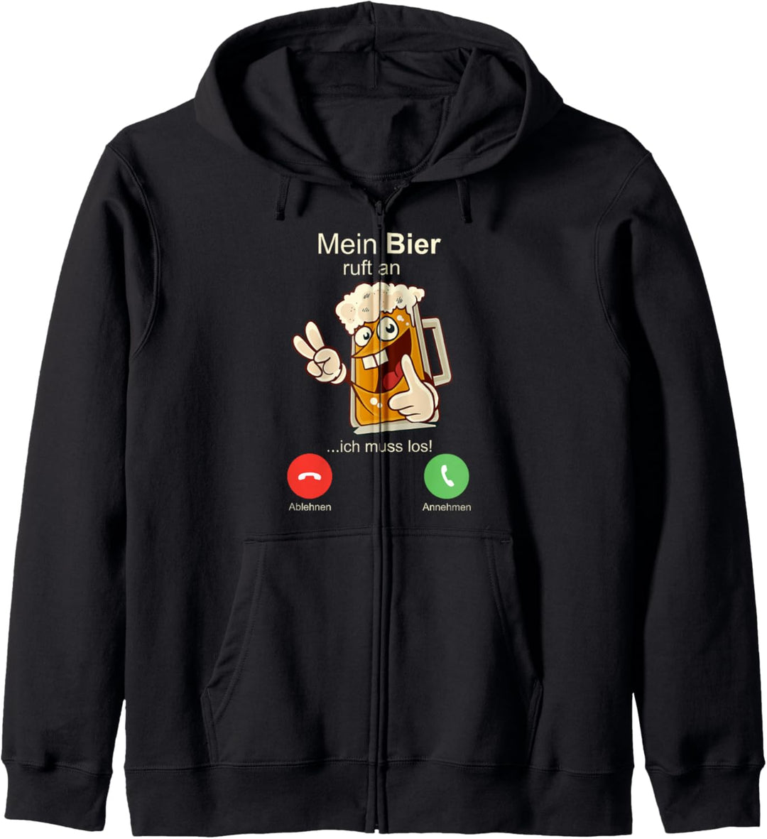 Mein Bier ruft an I Mallorca Feier Party Kapuzenjacke