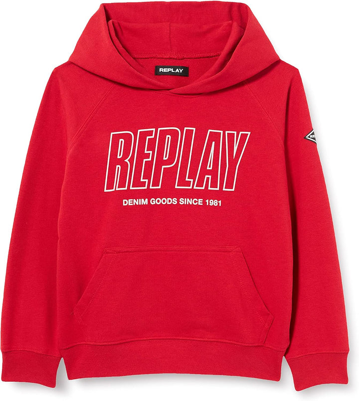 Replay Jungen Kapuzenpullover 4 Jahre 559 Geranium Red, 4 Jahre 559 Geranium Red
