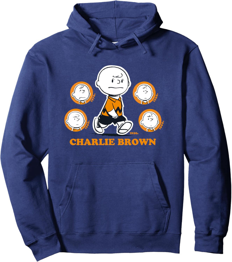 Peanuts Charlie Brown Jahrzehnte Pullover Hoodie