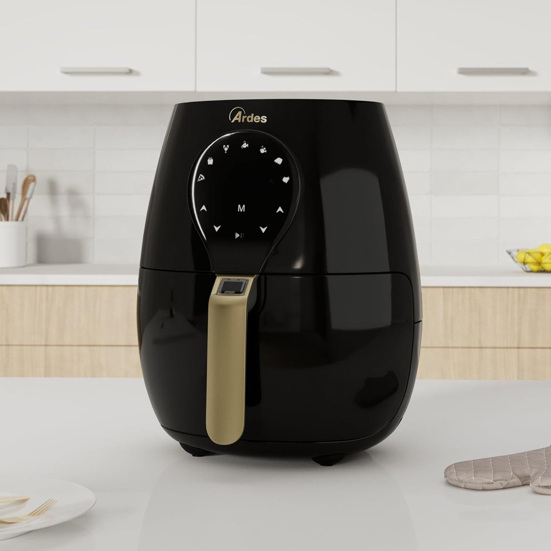 ARDES - Heissluftfritteuse 5 Liter Fassungsvermögen Air Fryer Maxi mit Digitalanzeige und 60-Minuten