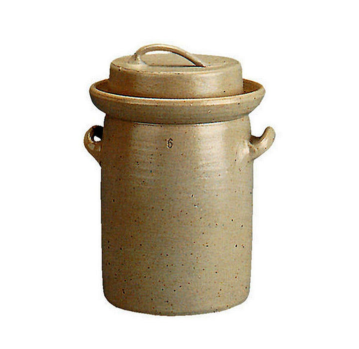 Gärtopf Grau mit Deckel 3 Liter, 3 Liter
