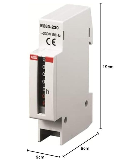 ABB Betriebsstundenzähler E233-230 230VAC/50Hz pro M compact