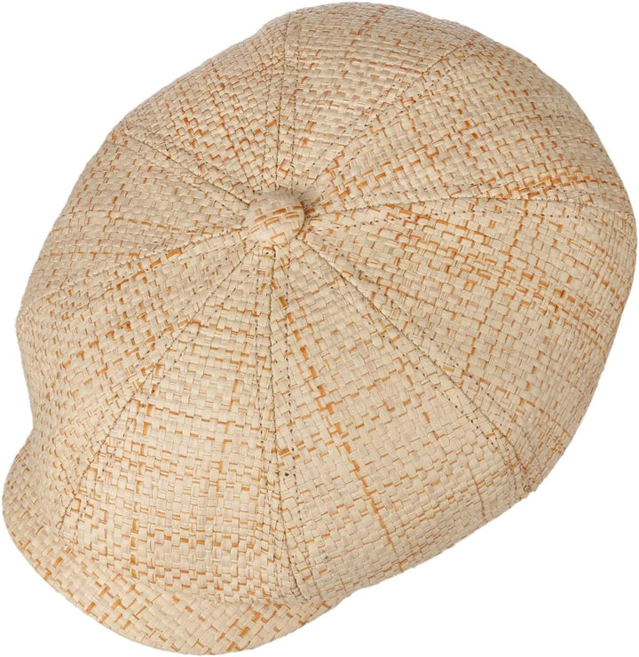 Stetson Hatteras New Toyo Flatcap Schirmmütze Ballonmütze Strohcap Herren - mit Schirm Frühling-Somm