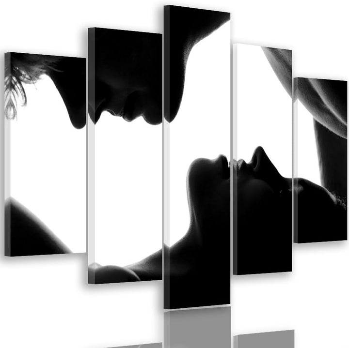 Feeby Frames, Leinwandbild, Bilder, Wand Bild - 5 Teile - Wandbilder, Kunstdruck XXL, TypA, 250x120