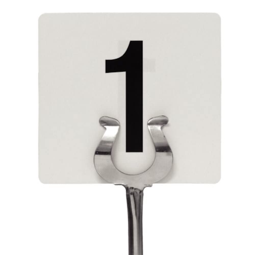 Olympia GC086 Tischnummern 1–25, 95 x 100 mm, für Hochzeiten, Kneipen, Restaurants, Cafés, Clubs, Ba