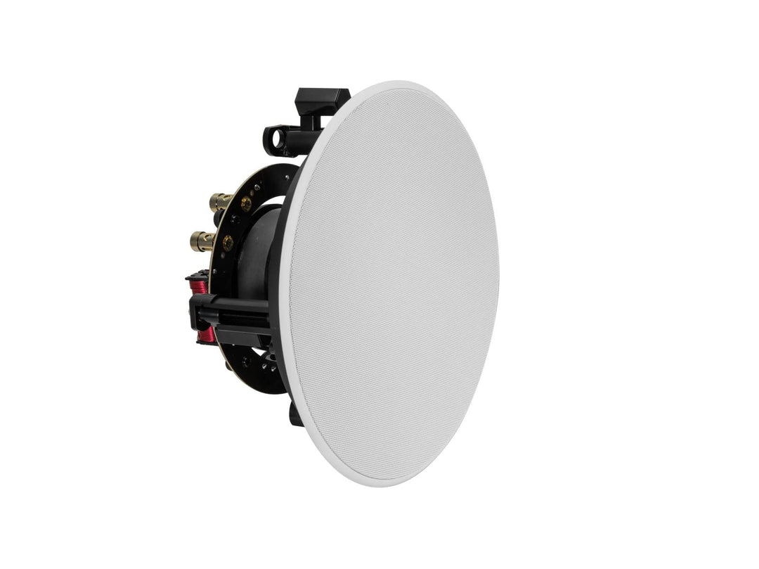 OMNITRONIC CST-608 2-Wege-Deckenlautsprecher | Rahmenloser 2-Wege-Koaxiallautsprecher, LF: 6,5" HF: