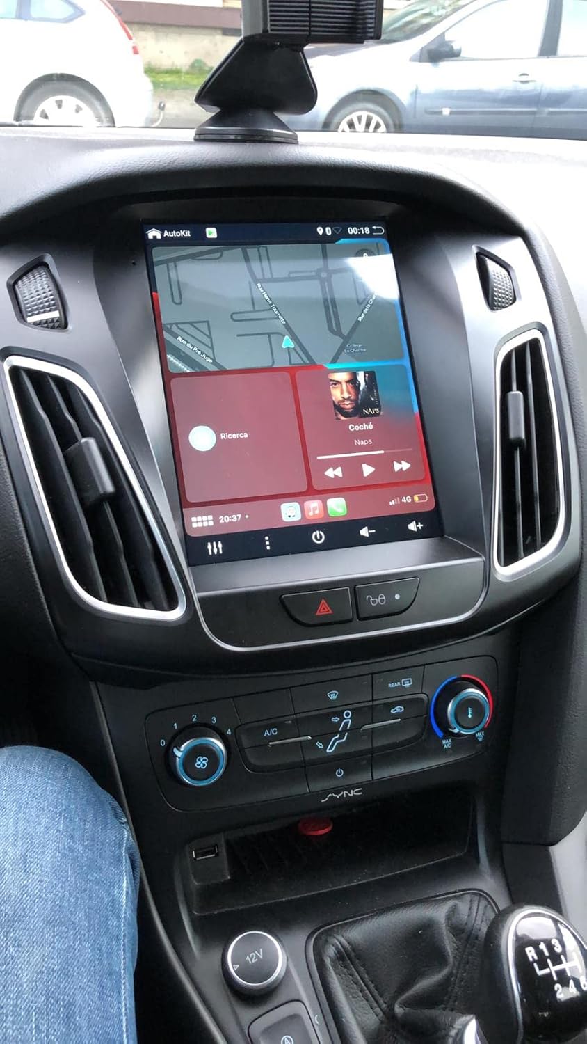 [6GB+128GB] Android 14 2 Din Autoradio für Ford Focus (2010-2014)-[Integriertes CarPlay/Android Auto