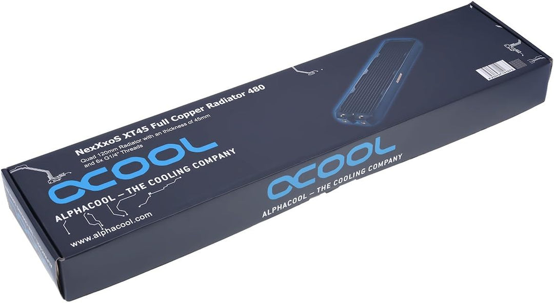 Alphacool 14167 NexXxoS XT45 Full Copper 480mm Radiator Wasserkühlung Radiatoren