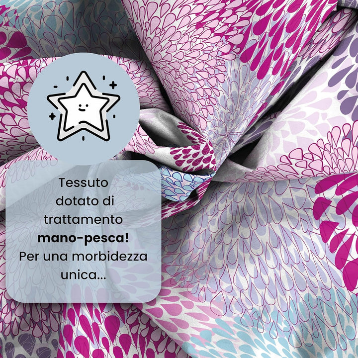 Italian Bed Linen MB Home Italy “Fantasy” Bettwäsche-Set, Soffioni, Doppelbett Soffioni Doppelbett,