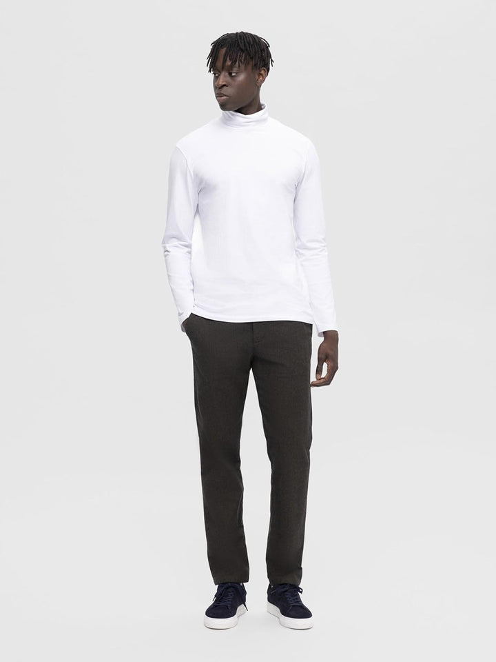 SELECTED HOMME Male Oberteil mit Langen Ärmeln Rollkragen XXL Bright White, XXL Bright White