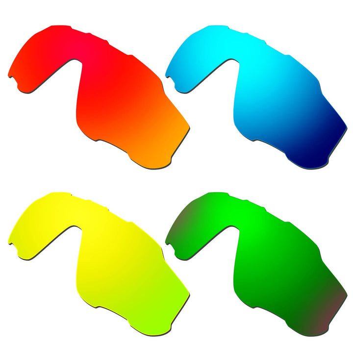 HKUCO Plus Mens Replacement Lenses for Oakley Jawbreaker - 4 Pair