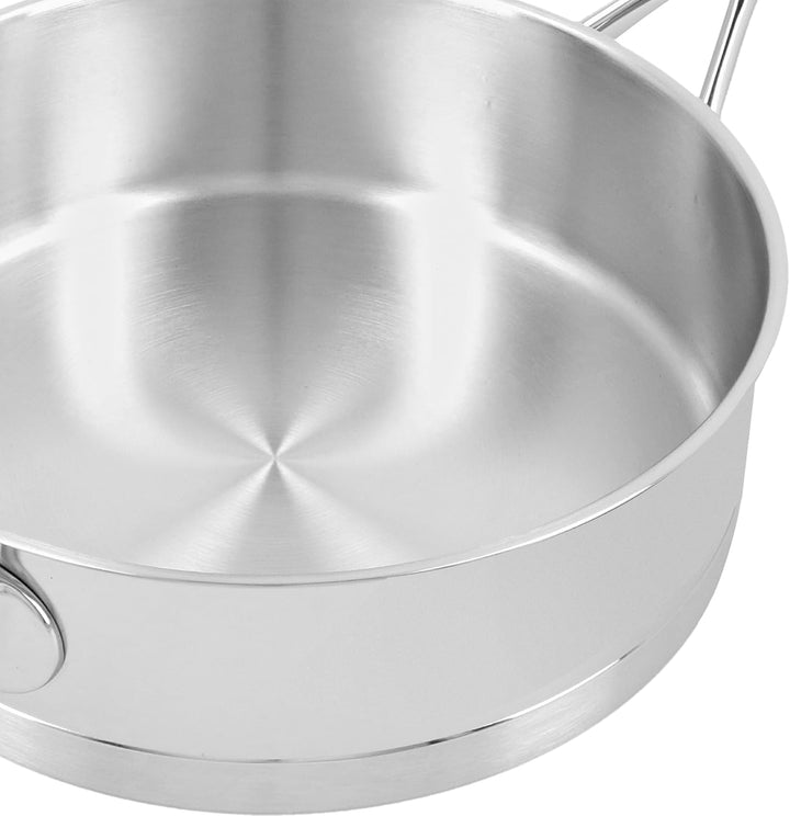 DEMEYERE Atlantis Schmorpfanne mit Deckel, 4,2 l, Schwarz, 41428A-41528 4.2 quarts Schwarz, 4.2 quar