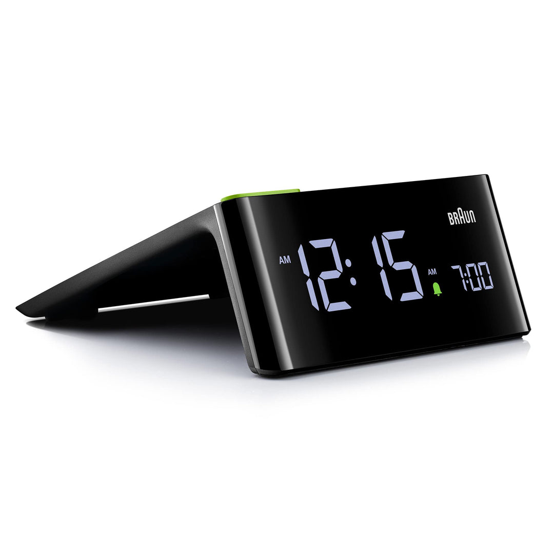 Braun Digitaler Wecker mit LCD-Display, Schlummertaste, Quick Set, automatisch anpassbare Display-He