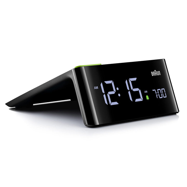 Braun Digitaler Wecker mit LCD-Display, Schlummertaste, Quick Set, automatisch anpassbare Display-He
