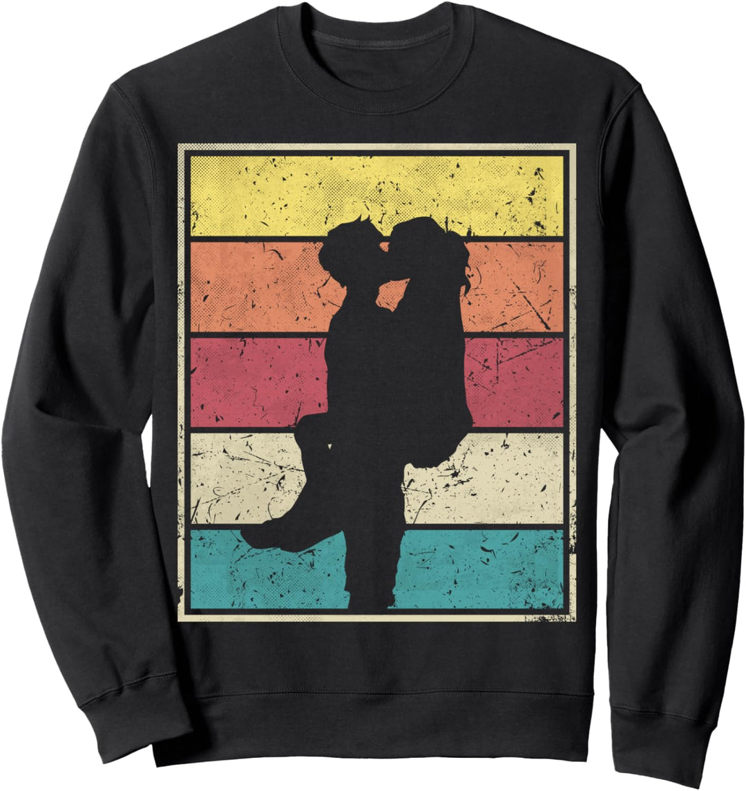 Romantisches Paar-jungen-mädchen-küssen Sweatshirt