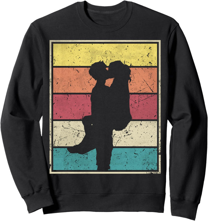 Romantisches Paar-jungen-mädchen-küssen Sweatshirt