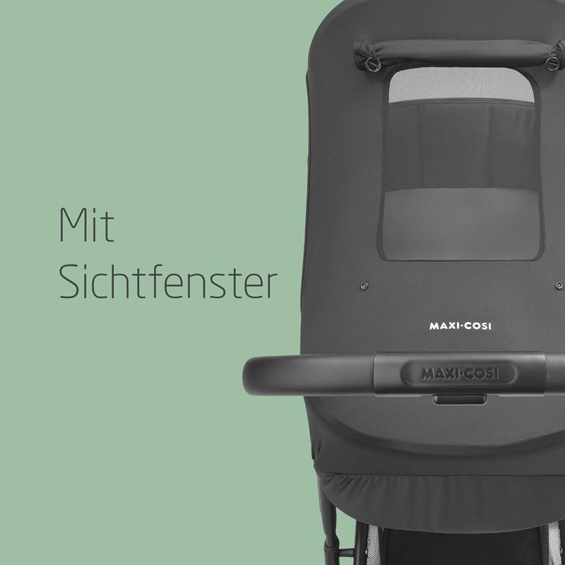 Maxi-Cosi Sonnenverdeck, kompatibel mit Maxi-Cosi Babywannen, Kinderwagen und Babyschalen, Sonnensch